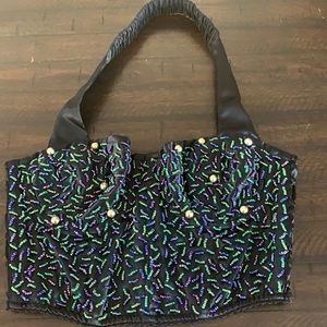 Vintage beaded Victoria secret corset